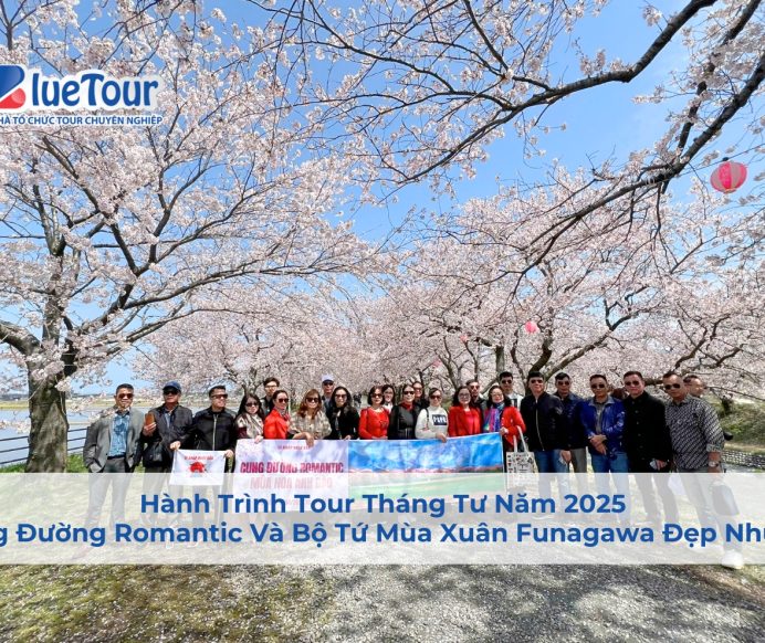 Hành Trình Tour Tháng Tư Năm 2025: Cung Đường Romantic Và Bộ Tứ Mùa Xuân Funagawa Đẹp Như Mơ