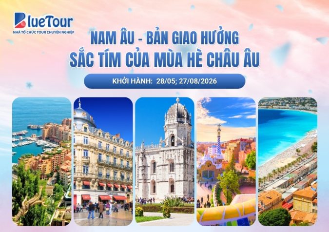 NAM ÂU - BẢN GIAO HƯỞNG SẮC TÍM CỦA MÙA HÈ CHÂU ÂU
