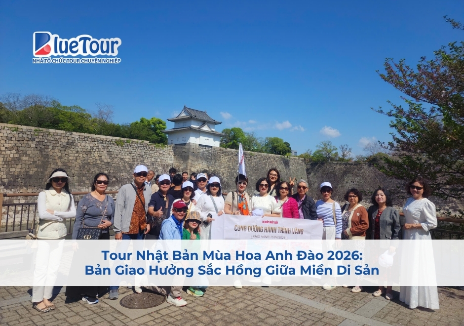 Tour Nhật Bản Mùa Hoa Anh Đào 2026: Bản Giao Hưởng Sắc Hồng Giữa Miền Di Sản
