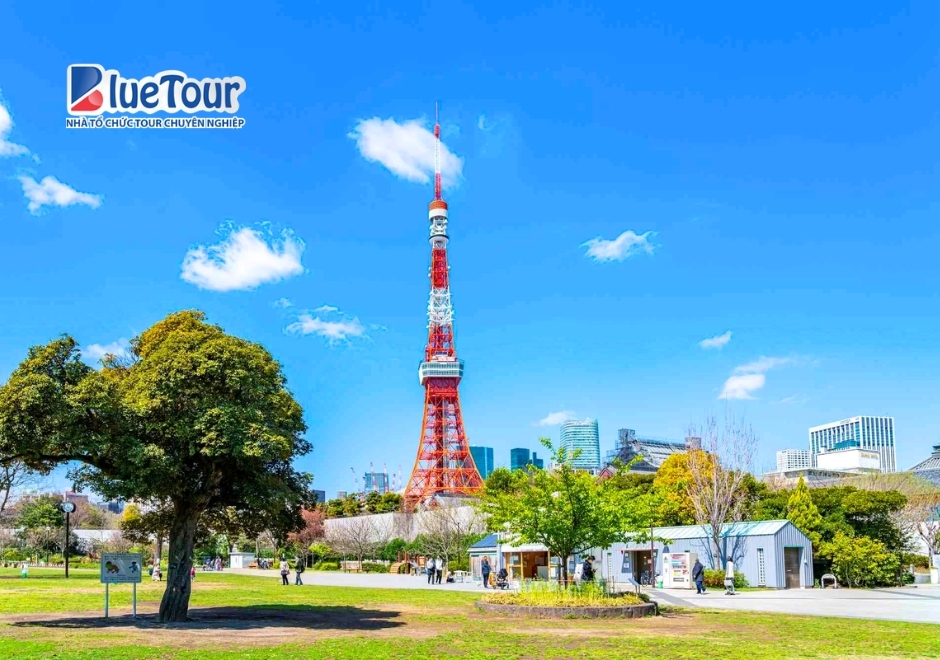 Công Viên Shibakoen: Điểm Hẹn Lãng Mạn Dưới Chân Tháp Tokyo