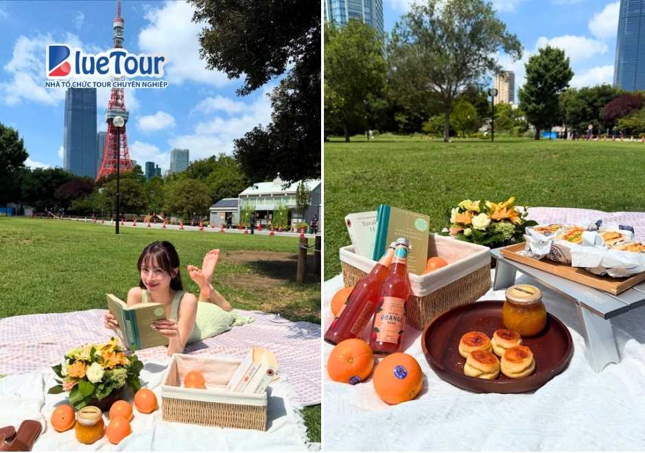 Công Viên Shibakoen: Điểm Hẹn Lãng Mạn Dưới Chân Tháp Tokyo