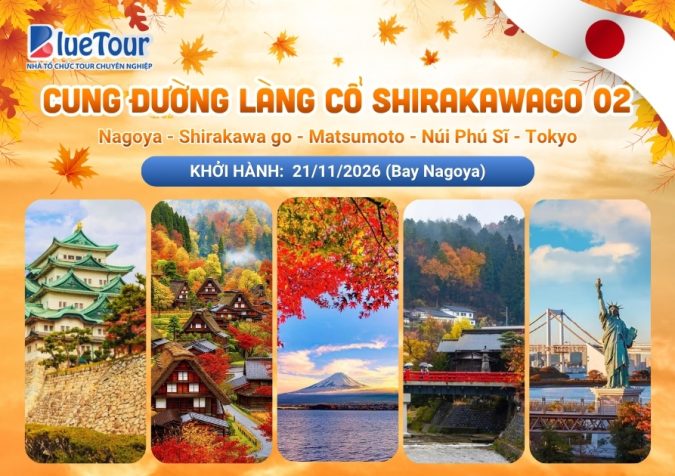 CUNG ĐƯỜNG LÀNG CỔ SHIRAKAWAGO 02
