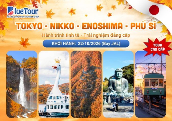 TOUR CAO CẤP: TOKYO - NIKKO - ENOSHIMA - PHÚ SĨ