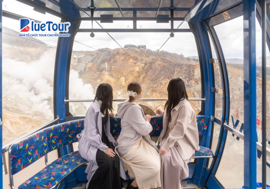 Cáp Treo Hakone Mùa Thu: Chiêm Ngưỡng Sắc Lá Đỏ Tuyệt Đẹp Giữa Núi Rừng Nhật Bản