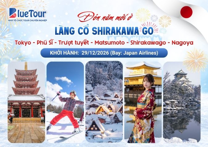 ĐÓN NĂM MỚI Ở LÀNG CỔ SHIRAKAWA GO
