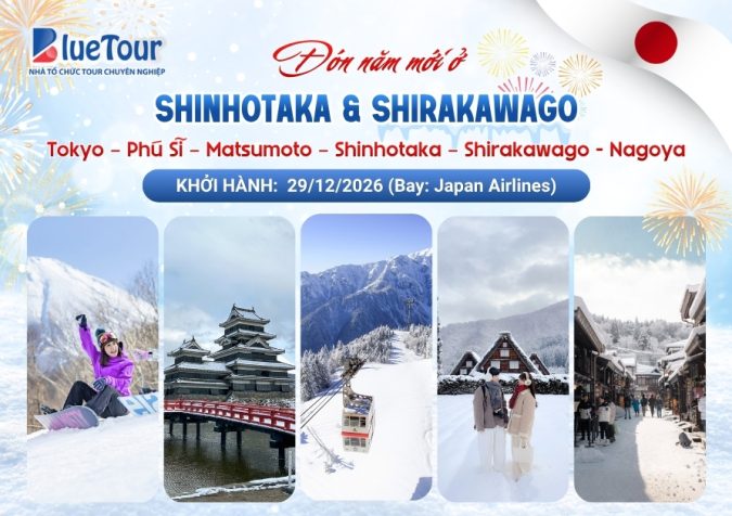 ĐÓN NĂM MỚI Ở SHINHOTAKA & SHIRAKAWAGO