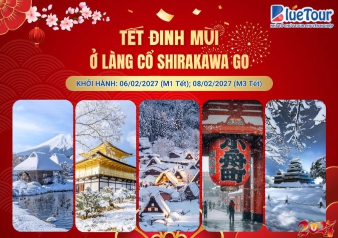 TẾT ĐINH MÙI Ở LÀNG CỔ SHIRAKAWA GO