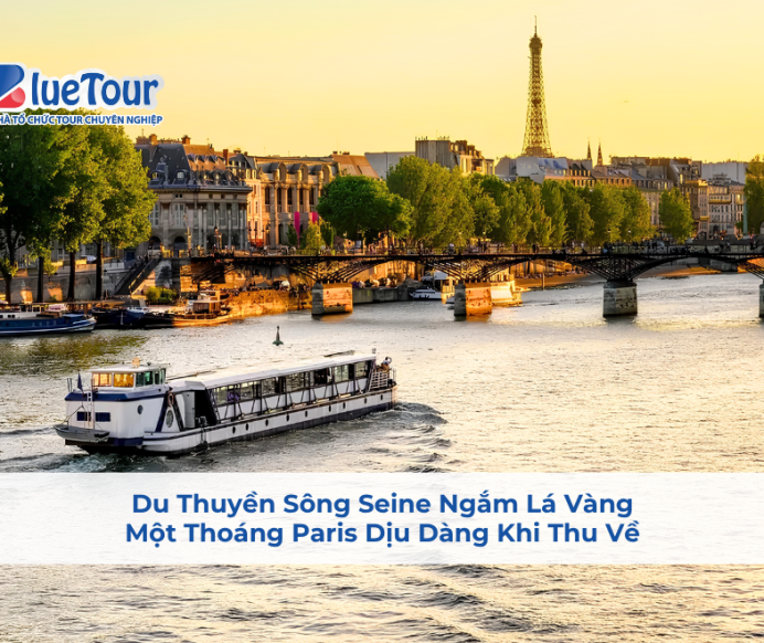 Du Thuyền Sông Seine Ngắm Lá Vàng: Một Thoáng Paris Dịu Dàng Khi Thu Về