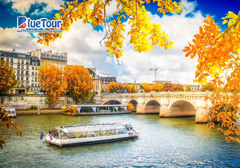 Du Thuyền Sông Seine Ngắm Lá Vàng: Một Thoáng Paris Dịu Dàng Khi Thu Về