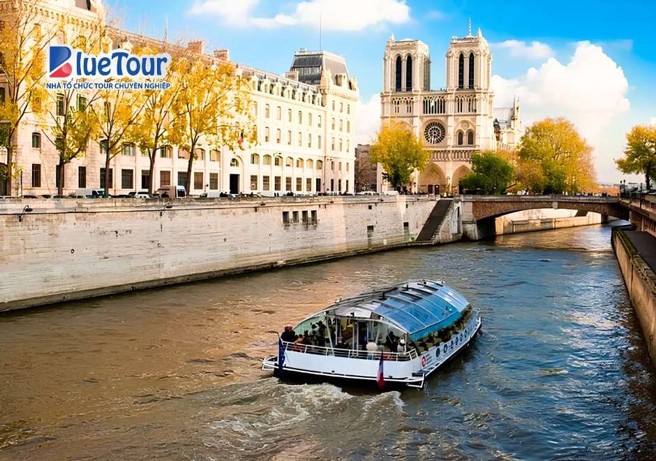 Du Thuyền Sông Seine Ngắm Lá Vàng: Một Thoáng Paris Dịu Dàng Khi Thu Về