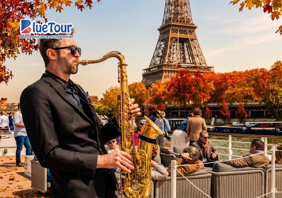 Du Thuyền Sông Seine Ngắm Lá Vàng: Một Thoáng Paris Dịu Dàng Khi Thu Về