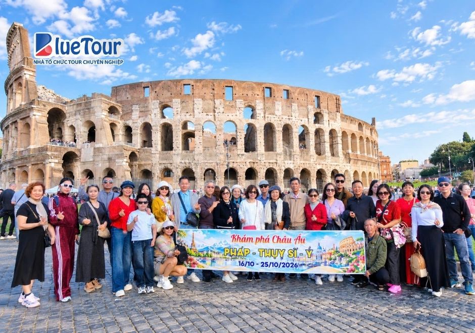 Hành Trình Chinh Phục Cung Đường Vàng Châu Âu: Pháp - Thụy Sĩ - Vatican - Ý 2026