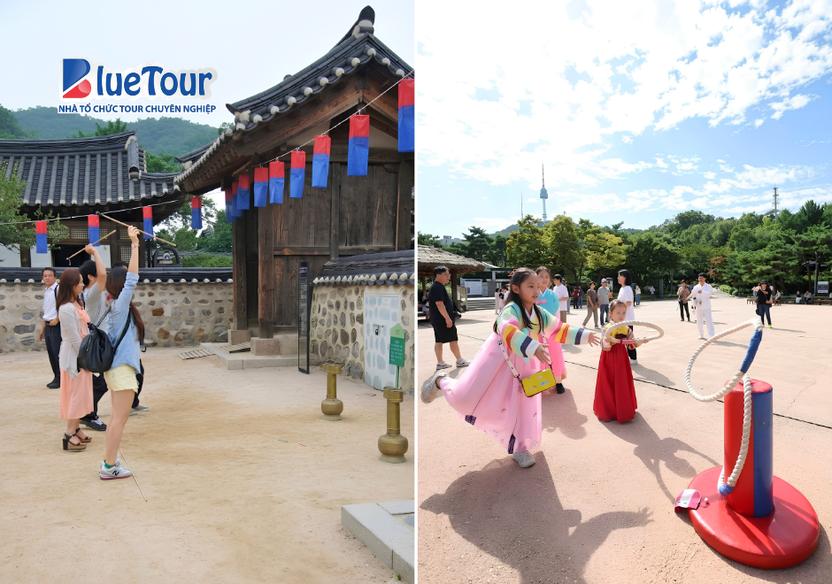 Làng Cổ Namsangol Hanok Vào Mùa Thu: Nốt Trầm Bình Yên Giữa Lòng Seoul