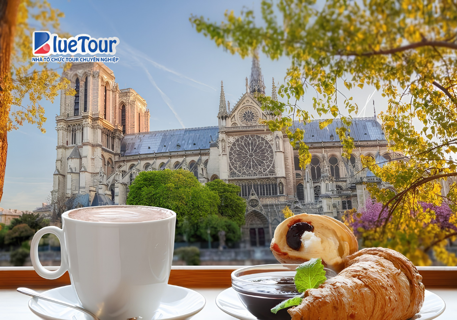 Nhà Thờ Đức Bà Paris Mùa Thu: Vẻ Đẹp Cổ Kính Giữa Sắc Lá Vàng